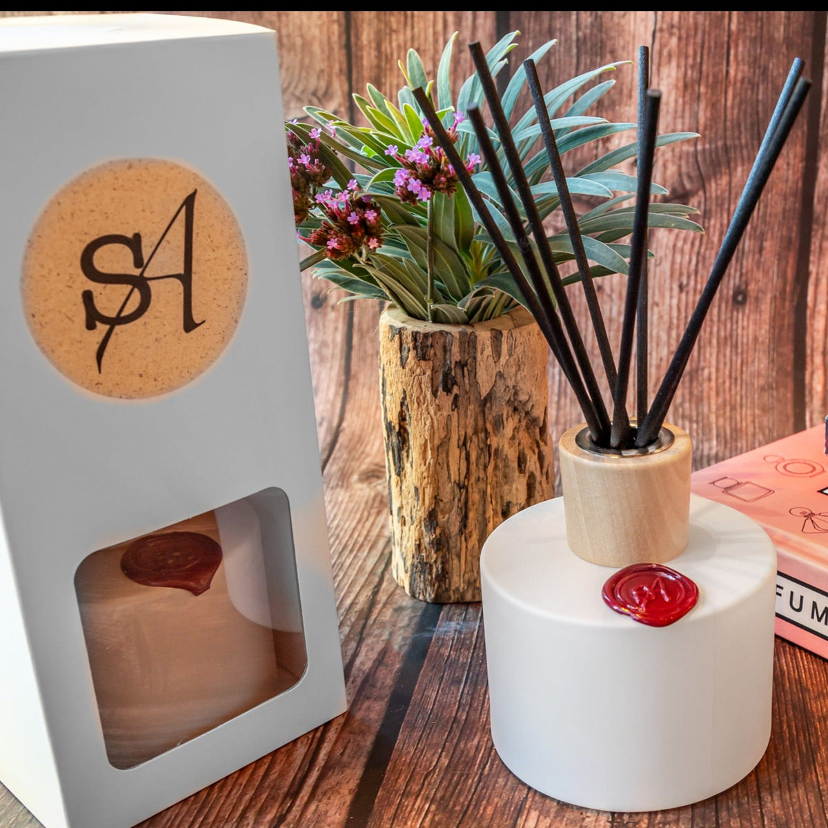 Black Orchid Glass Reed Diffuser